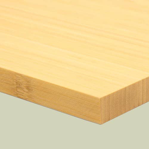 MOSO Bambusplatte Hochkantlamelle Naturhell 19mm 1-schichtig